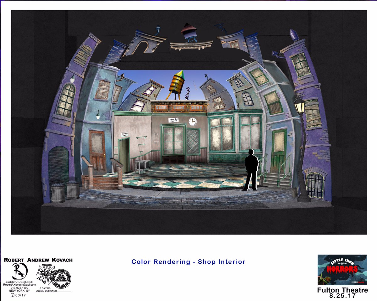 Robert_Kovach's tweet photo. Creative ideas, sketches, renderings &amp; magic onstage @FultonTheatre Who said u can't do something totally different to #LittleShopOfHorrors https://t.co/xhj9BXnURG