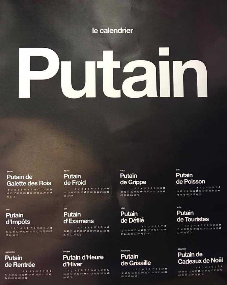 louislepron's tweet photo. Enfin un calendrier qui dit la vérité https://t.co/nMheHeW0Mf