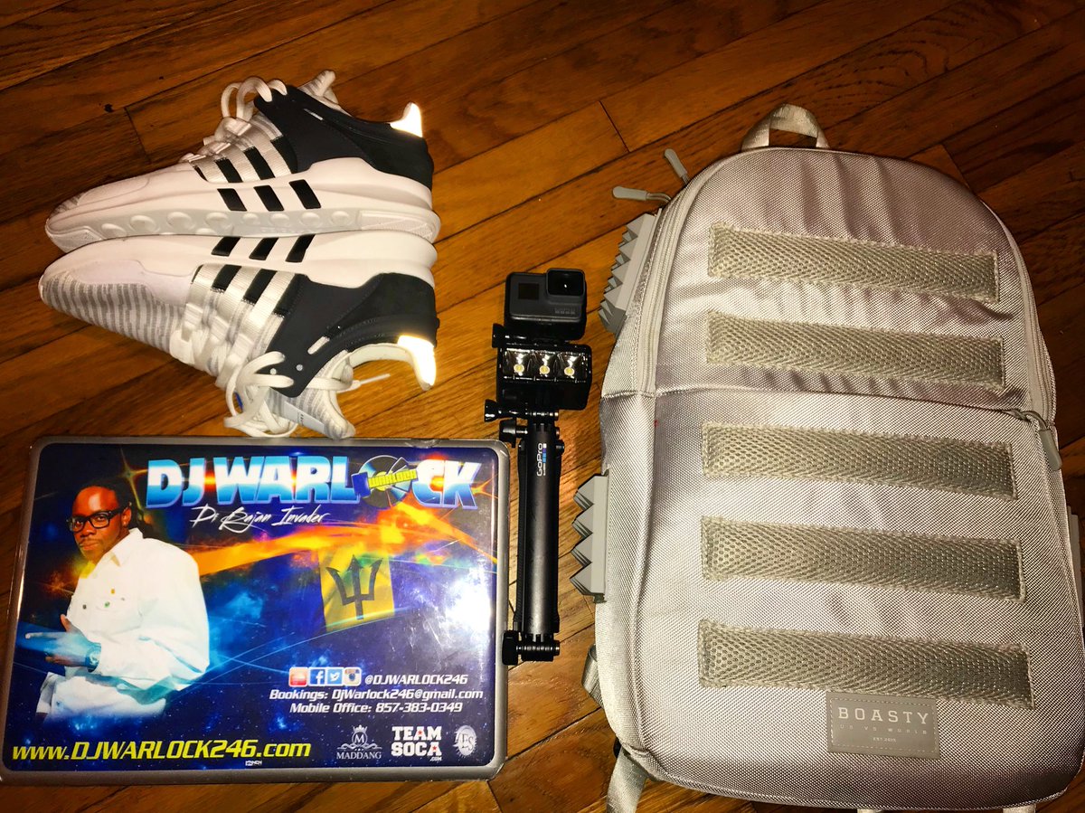Djwarlock246's tweet photo. Fly high #adidas #gopro #goprofamily #boasty #travelkit #likeitboss https://t.co/2hpjCdktSN
