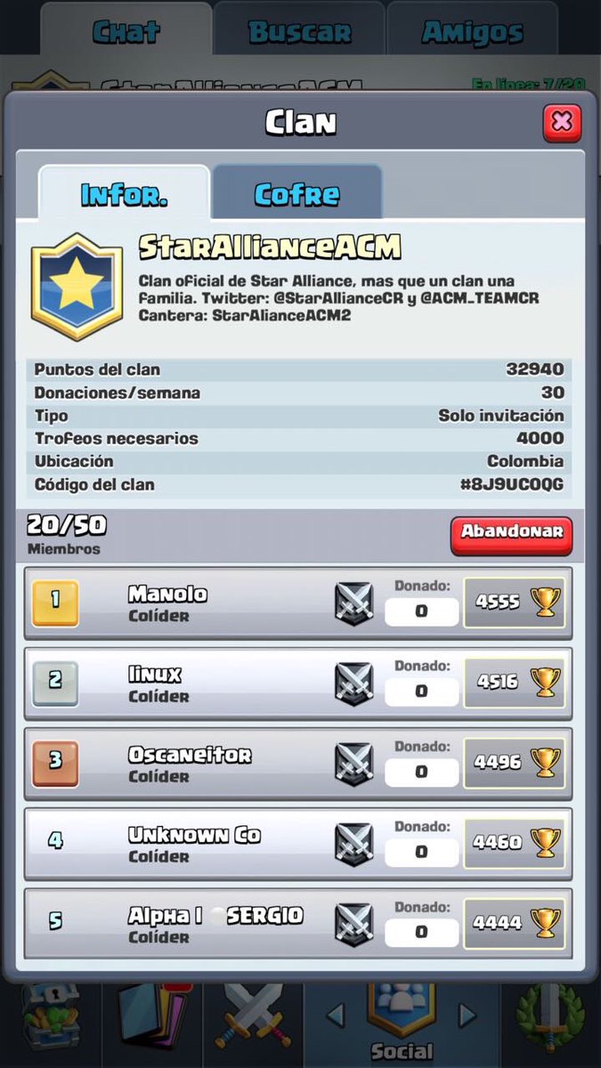 Ya se va llenando nuestra familia de Star Alliance Col <a href="/ACM_TeamCR/">ACM Team</a>