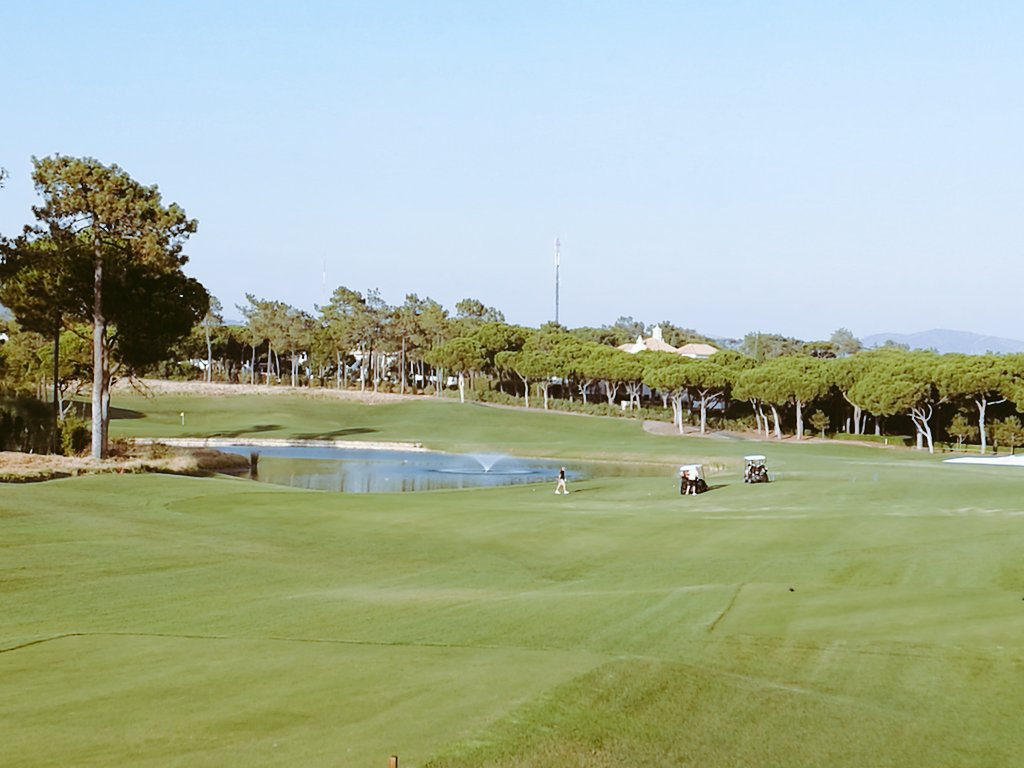 Leading first day of golf trip with 39 points <a href="/quintadolago/">Quinta do Lago Info</a> north