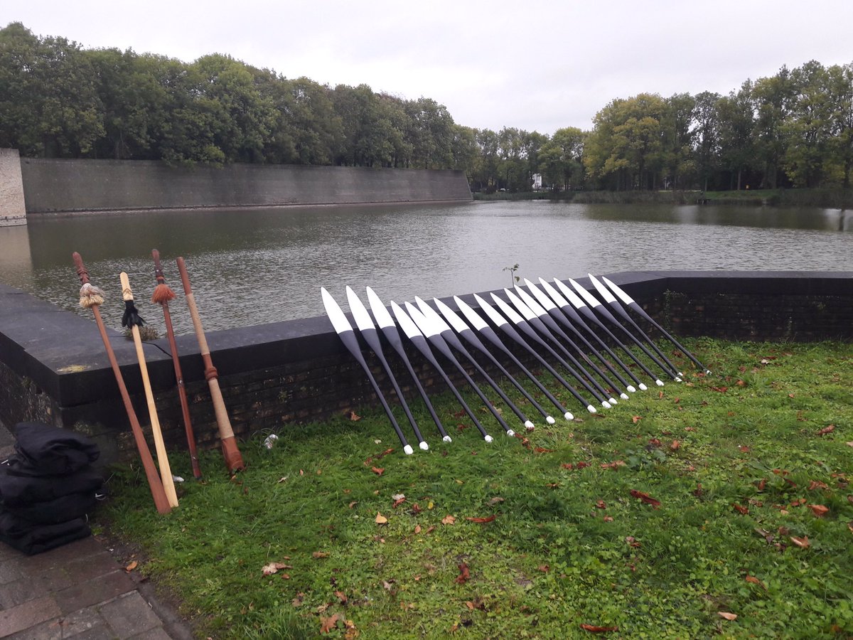 NZinBelgium's tweet image. Te Hono ki Aotearoa sees waters of Ieper for the first time. Looking forward to the waka taua in full flight on Wednesday! @StadIeper