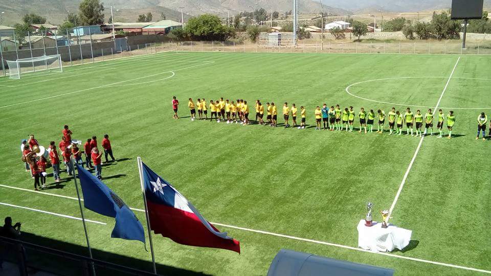IndioCollo's tweet image. Ceremonia inaugural Cuadrangular de Fútbol Sub 15