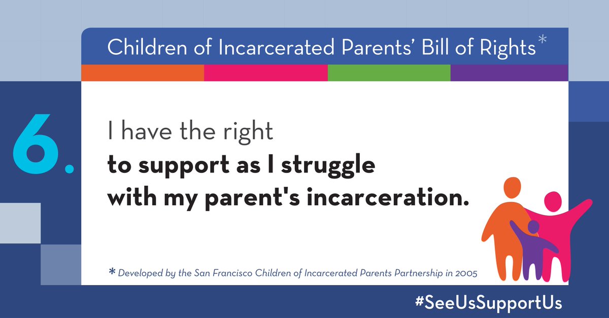 accipp1's tweet image. #8DaysOfRights For resources on supporting children’s well-being while parent is incarcerated visit osb.mx/SUSUToolkit #SeeUsSupportUs