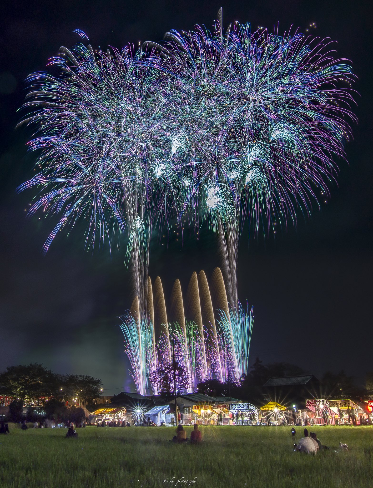 Koichi 速報ではないですが ぼちぼちレタッチして4枚仕上がったので投稿します 土浦全国花火競技大会 素晴らしい花火大会でした 撮影していて歓声が上がるほどで ぜひ一度は行くべき花火大会だと思います 土浦全国花火競技大会 茨城 花火