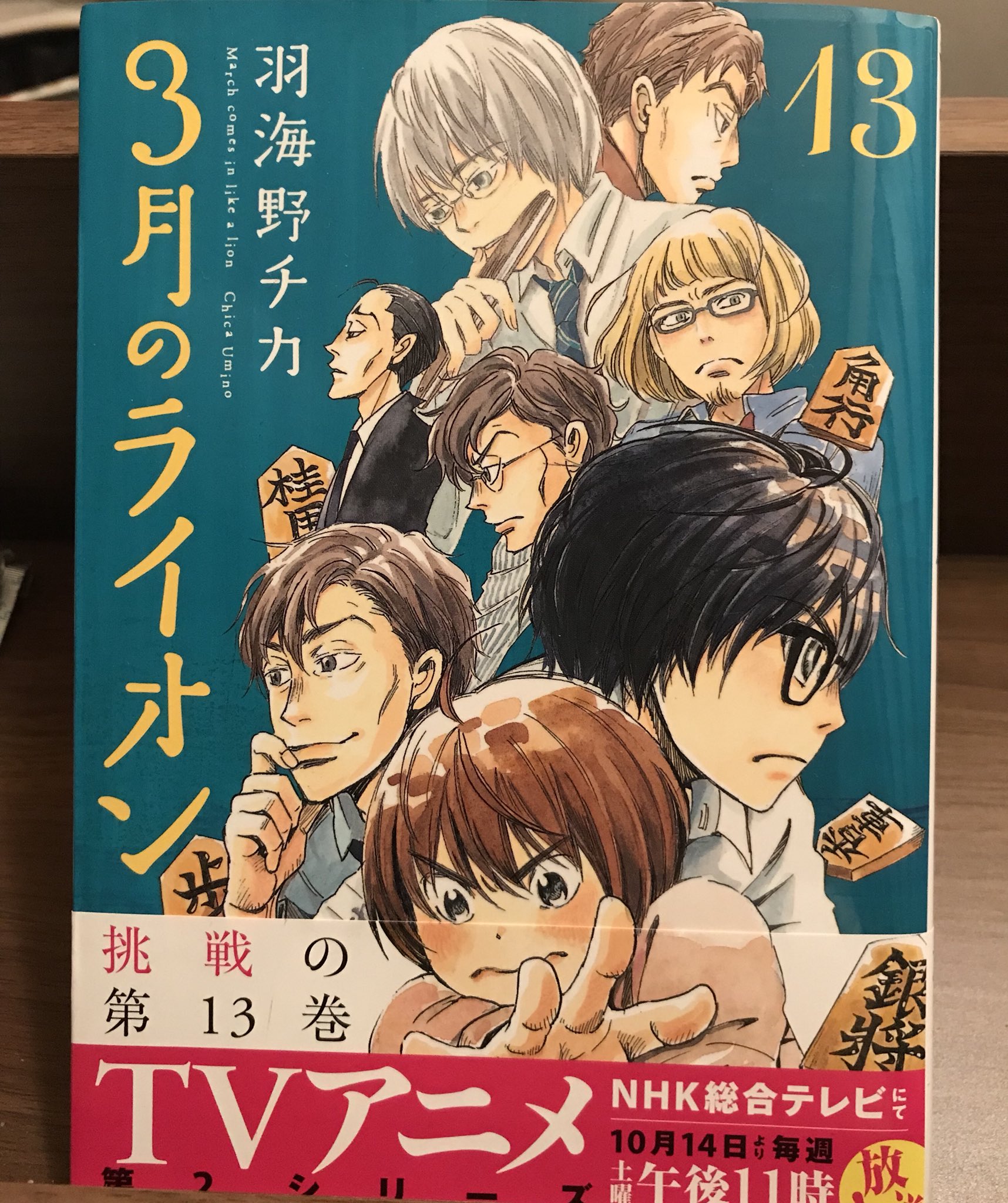Syo 3月のライオン 13巻感想 待った甲斐があった な満足度 遂に二階堂の時代が来たのが嬉しい 香子の 件も あかりさんを巡る恋模様も描かれていてちょっとハチクロのにおいもして良かったなぁ とても 桐山くんを描かなくても成立するくらいみんなが