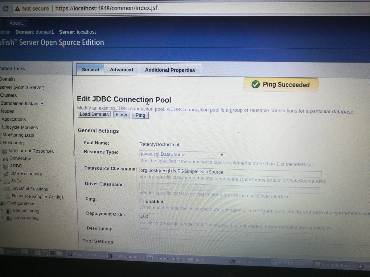 _ali_ammar's tweet photo. Ping succeeded after 10 hour working with #docker #postgres and #glassfish5
#wet_feet #weekend_for_developer https://t.co/FGuyRM27ec