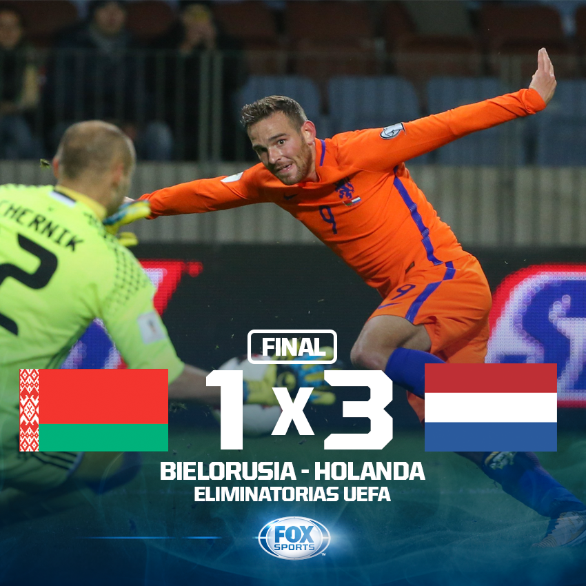 Holanda está a un paso de quedar fuera de Rusia 2018 Holanda está a un paso de quedar fuera de Rusia 2018