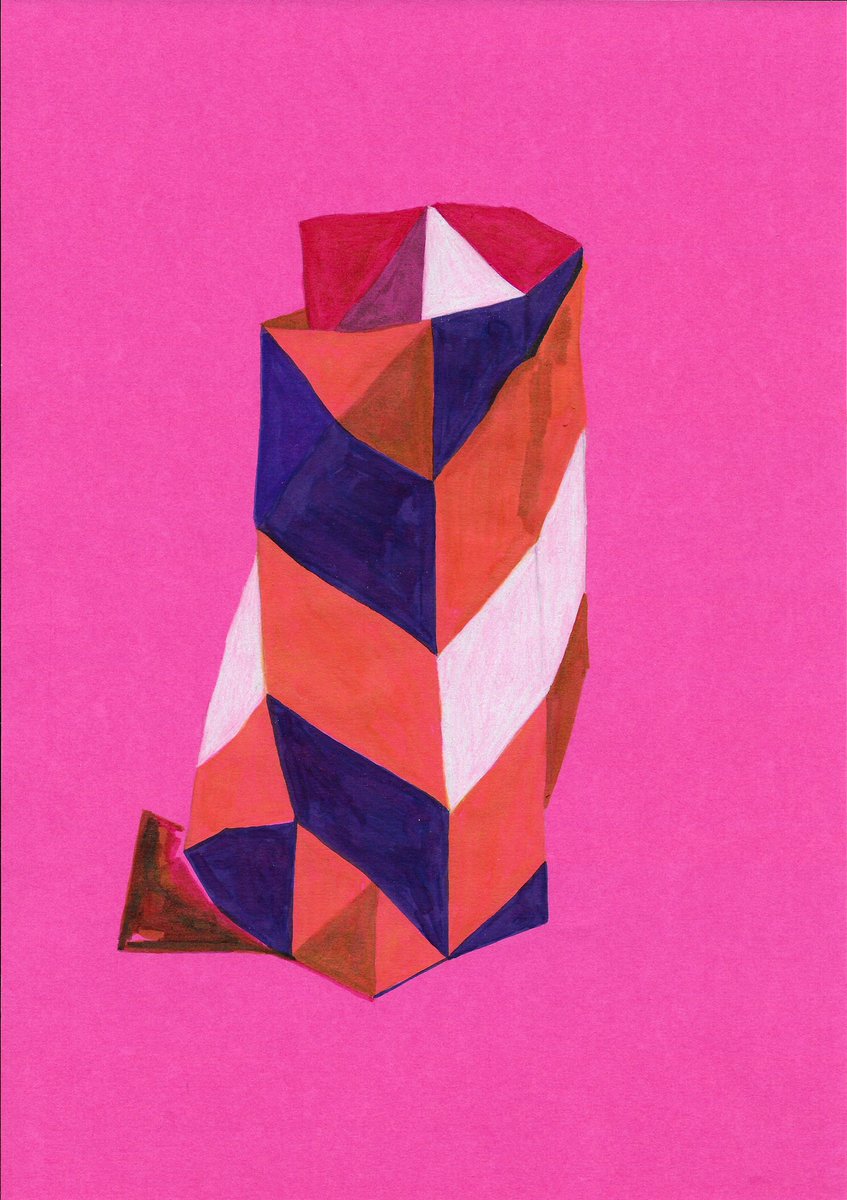 Louisa_Chambers's tweet photo. New collaborative drawings @Ruth_Solomons #form #fold #colour https://t.co/uvcCVrH7tU