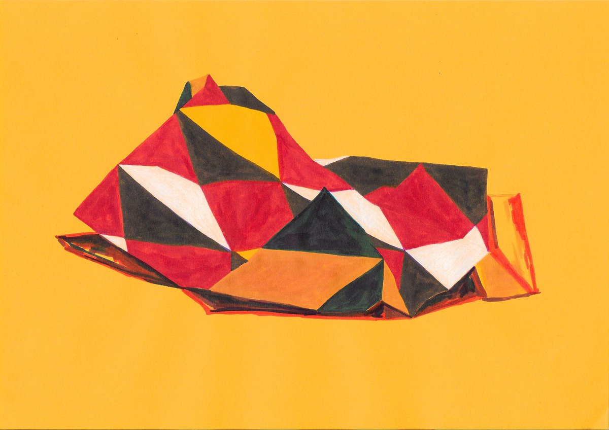 Louisa_Chambers's tweet photo. New collaborative drawings @Ruth_Solomons #form #fold #colour https://t.co/uvcCVrH7tU