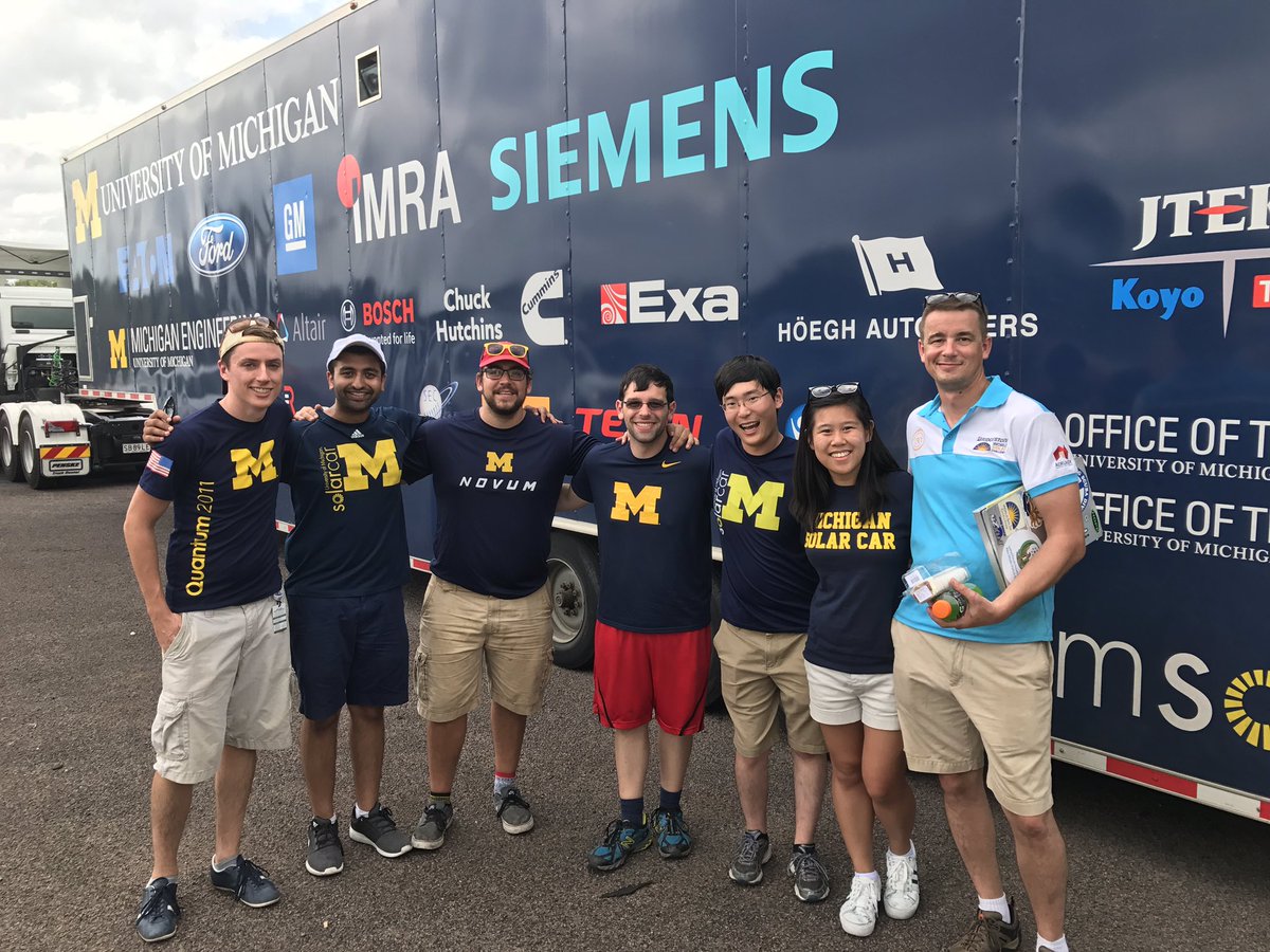 joshagby's tweet photo. Solar car alumni in Darwin yesterday for #BWSC17 #GoBlue @UMengineering @UMSolarCarTeam https://t.co/aA1pFauMgC