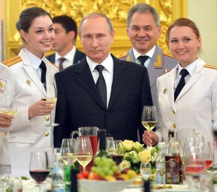 Congratulations!
HAPPY! 65th! BIRTHDAY! 
PRESIDENT! Vladimir! Putin! Sweeet! Way! Cool!
Aaaaay!  