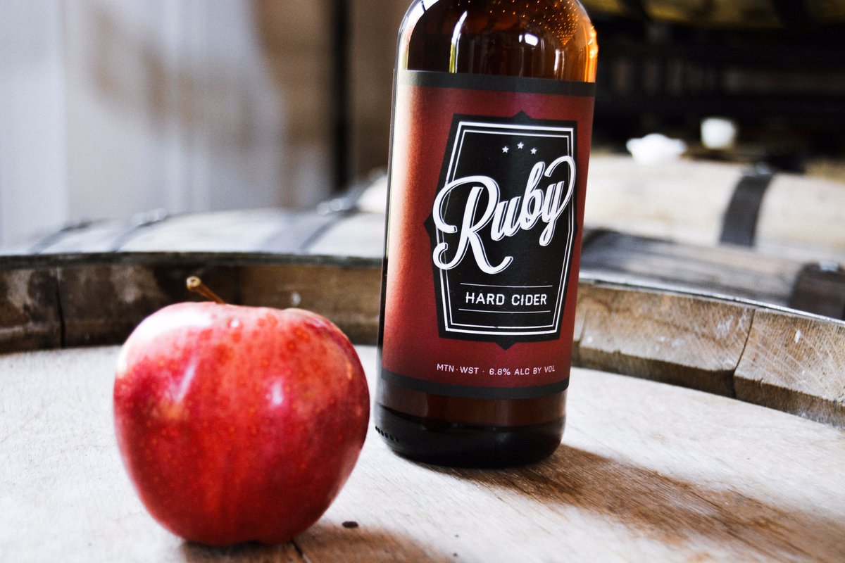 MTNWSTCider's tweet photo. We are closed on Monday, so get in and get your Ruby before the rest of the weekend, and before tonight's game! #AskForRuby #GoUtes https://t.co/on1wuN3zgd