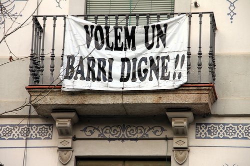 Graciaviva's tweet photo. Hola @miqueliceta, vols dir que no fas TRAMPA amb la pancarta?
#parlemhablemos https://t.co/SwsaufgBQQ