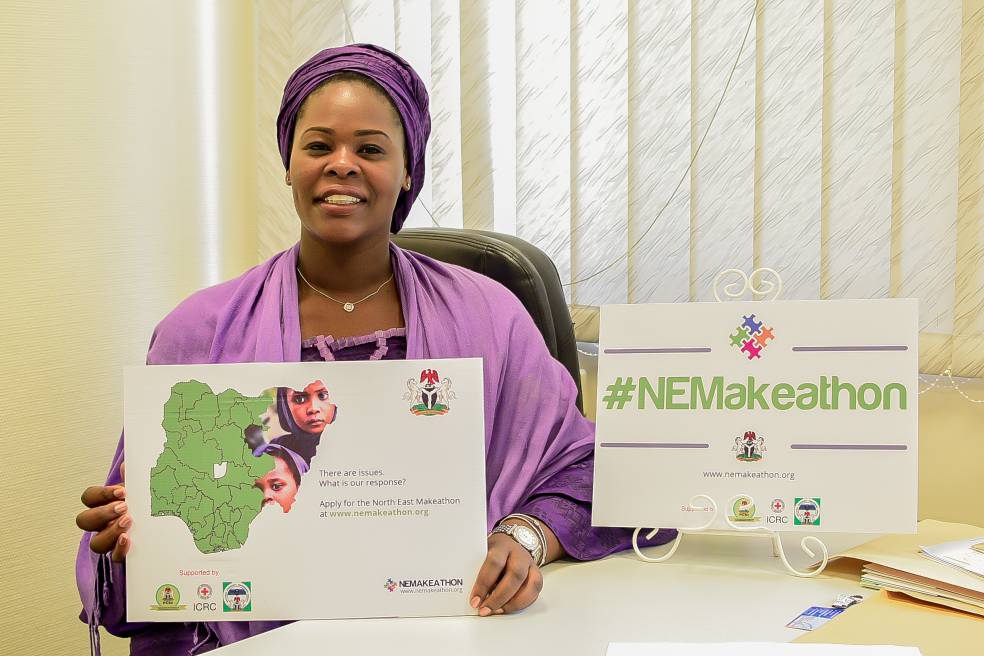 NigeriaGov's tweet photo. There are issues. 
What is our response?

Join the #NEMakeathon &amp; impact lives  in the North East.

Apply here: https://t.co/uGKM7VbOYy https://t.co/w6bZBXrjis