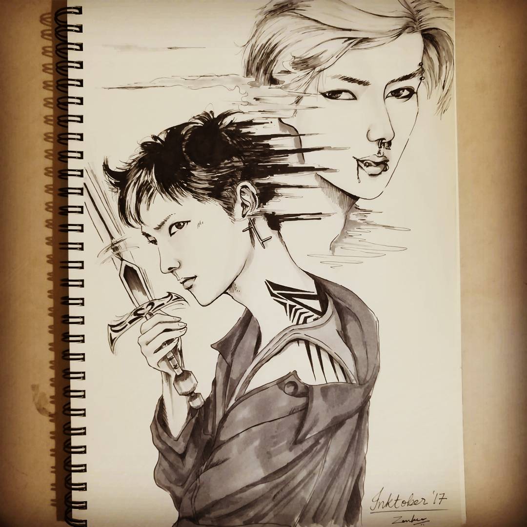 Zankai_88's tweet photo. #inktober2017 #copicmarkers @weareoneEXO #sehun #ifailatlife https://t.co/Z2QejwpSyI