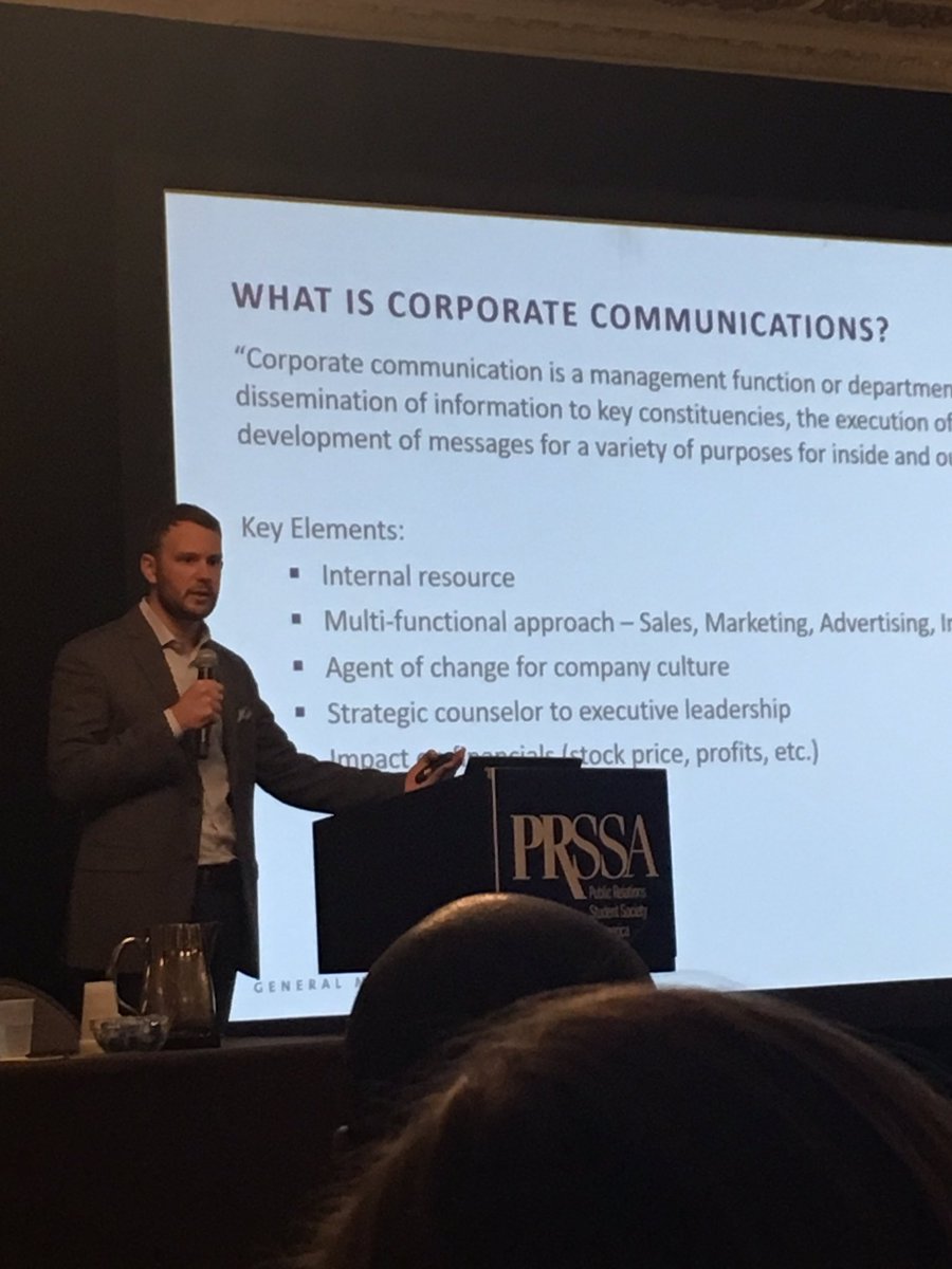 rmuprsociety's tweet photo. @BonelliSays took the "corporate" out of corporate communications and shared his experiences @GM #PRSSANC https://t.co/KTlrvbJBoO