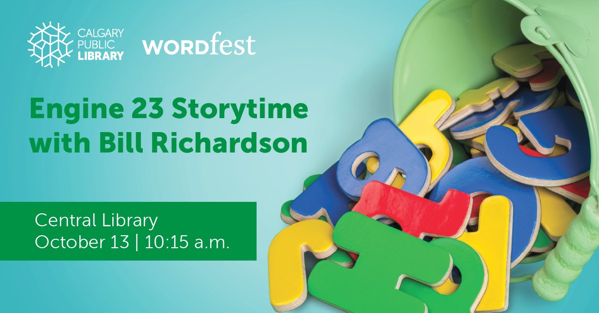 calgarylibrary's tweet image. The Alphabet Thief is making its way to #Engine23 for a @Wordfest storytime. Gather ‘round for a topsy-turvy tale. bit.ly/2xWeNVh