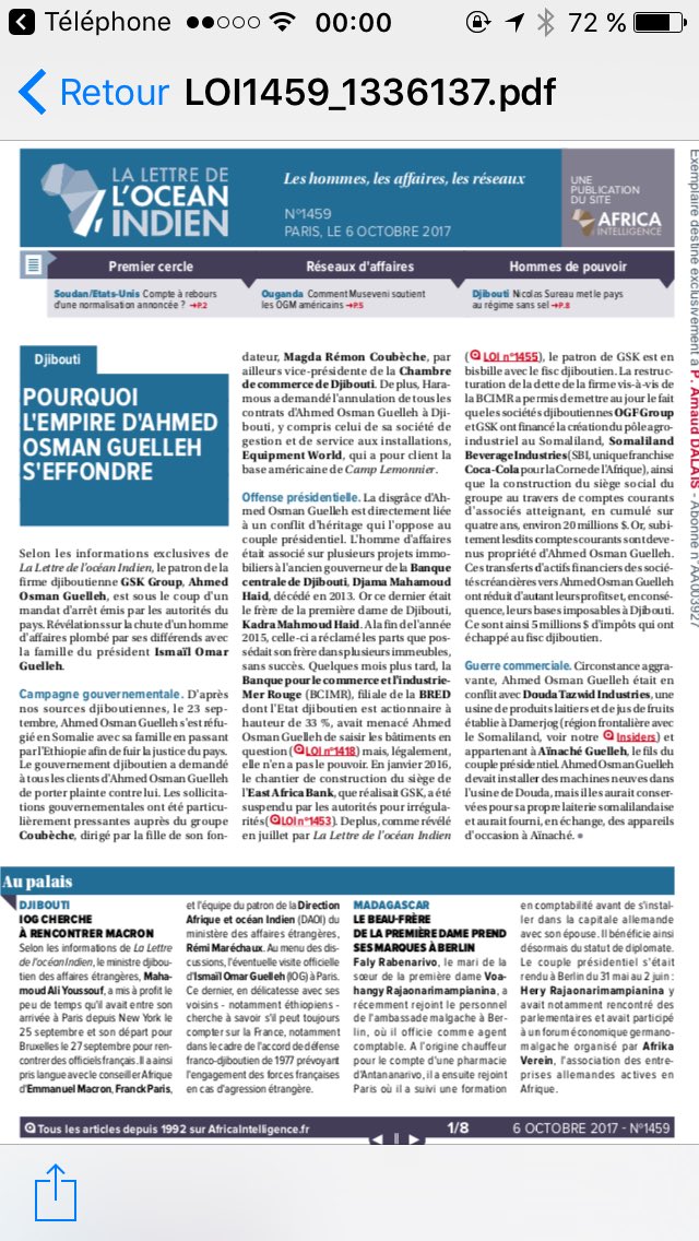M C L Empire D Ahmed Osman Guelleh S Effondre Comme Un Chateau De Cartes C Est Qui Le Suivant Djibouti Sauvequipeut