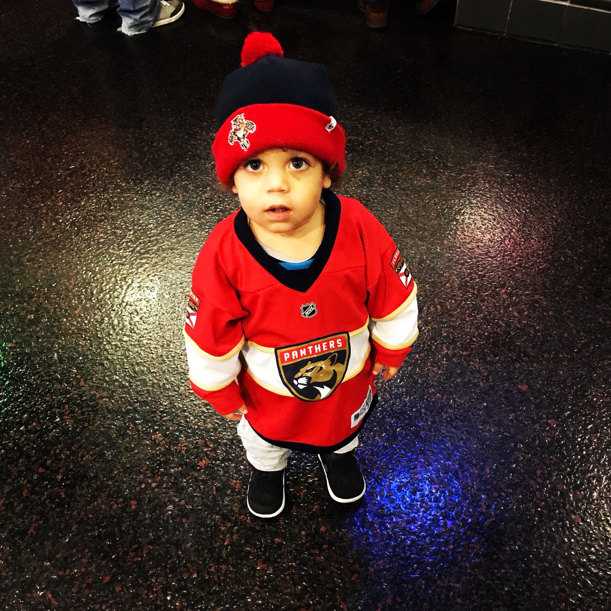 CarlGarofalo's tweet photo. Kyler is ready for hockey #flapanthers https://t.co/9bpHTbKgyI