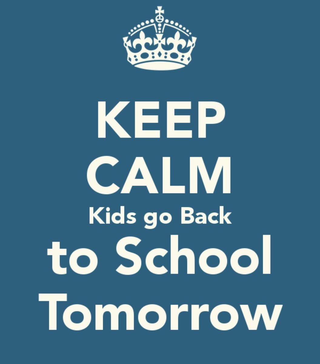 Just a reminder to our families.