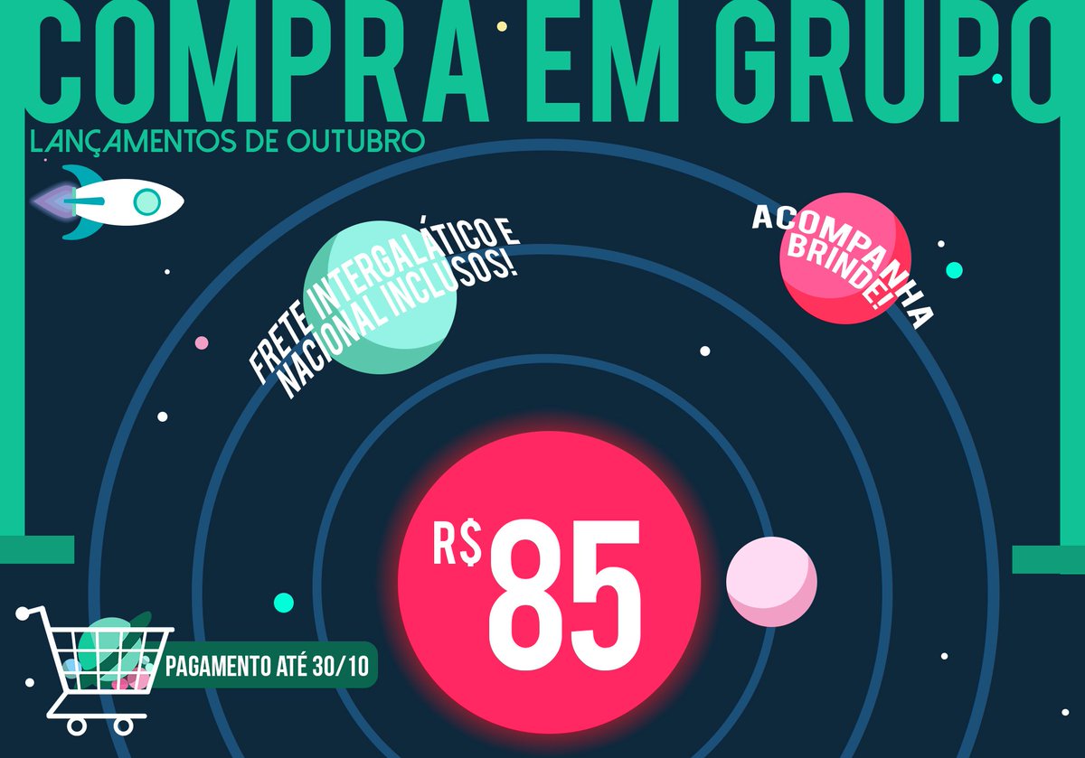 MagnetarShop's tweet photo. CEG - Lançamentos de Outubro!

☽ Got7, Nu'est W, TRCNG e muito mais!
☽ Pagamento até 30/10
☽ Charts ✔️
☽ Formulário: https://t.co/vGCxFESzgE https://t.co/Mb4hzAeHDx
