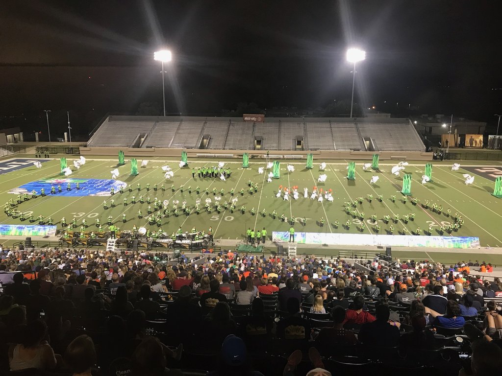 HEBMarching's tweet image. Timber Creek's performance had me on the edge of my seat! What an awesome job! #hebmarching