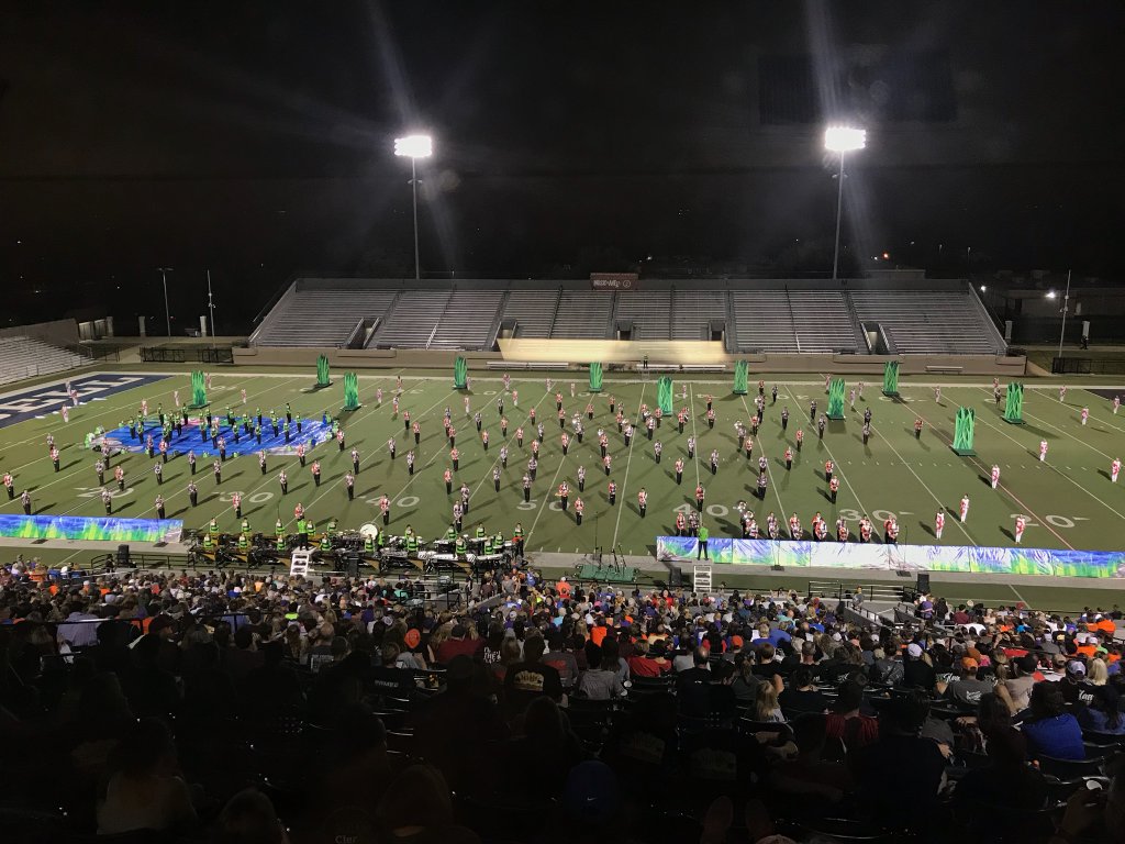 HEBMarching's tweet image. Timber Creek's performance had me on the edge of my seat! What an awesome job! #hebmarching