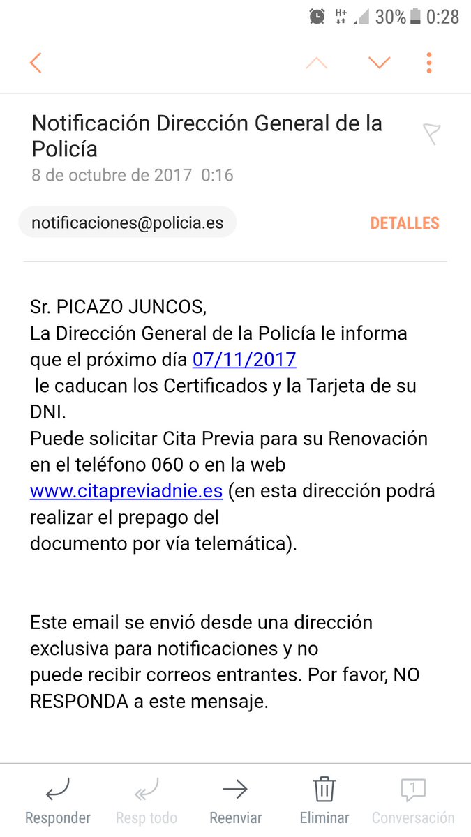Tomax97's tweet photo. @policia Hola. Me gustaría saber, si esto es cierto, o por lo contrarío es una estafa. Gracias https://t.co/rlbv2YH4i1