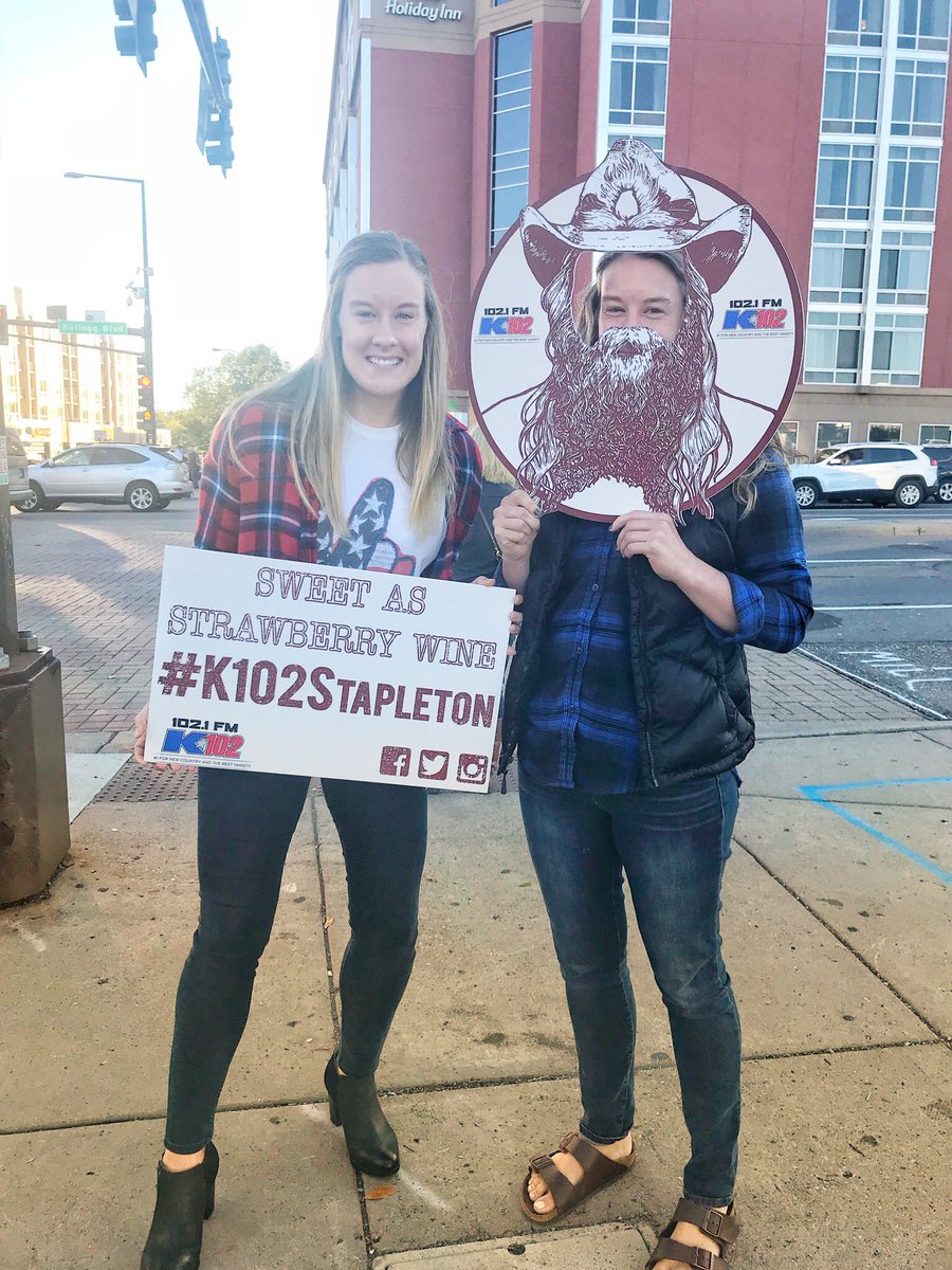 JoleneTuschen's tweet photo. Made it to St. Paul for the @ChrisStapleton concert. Here’s to a great sister getaway weekend #K102Stapleton @aktuschen https://t.co/HwawGY7PCT