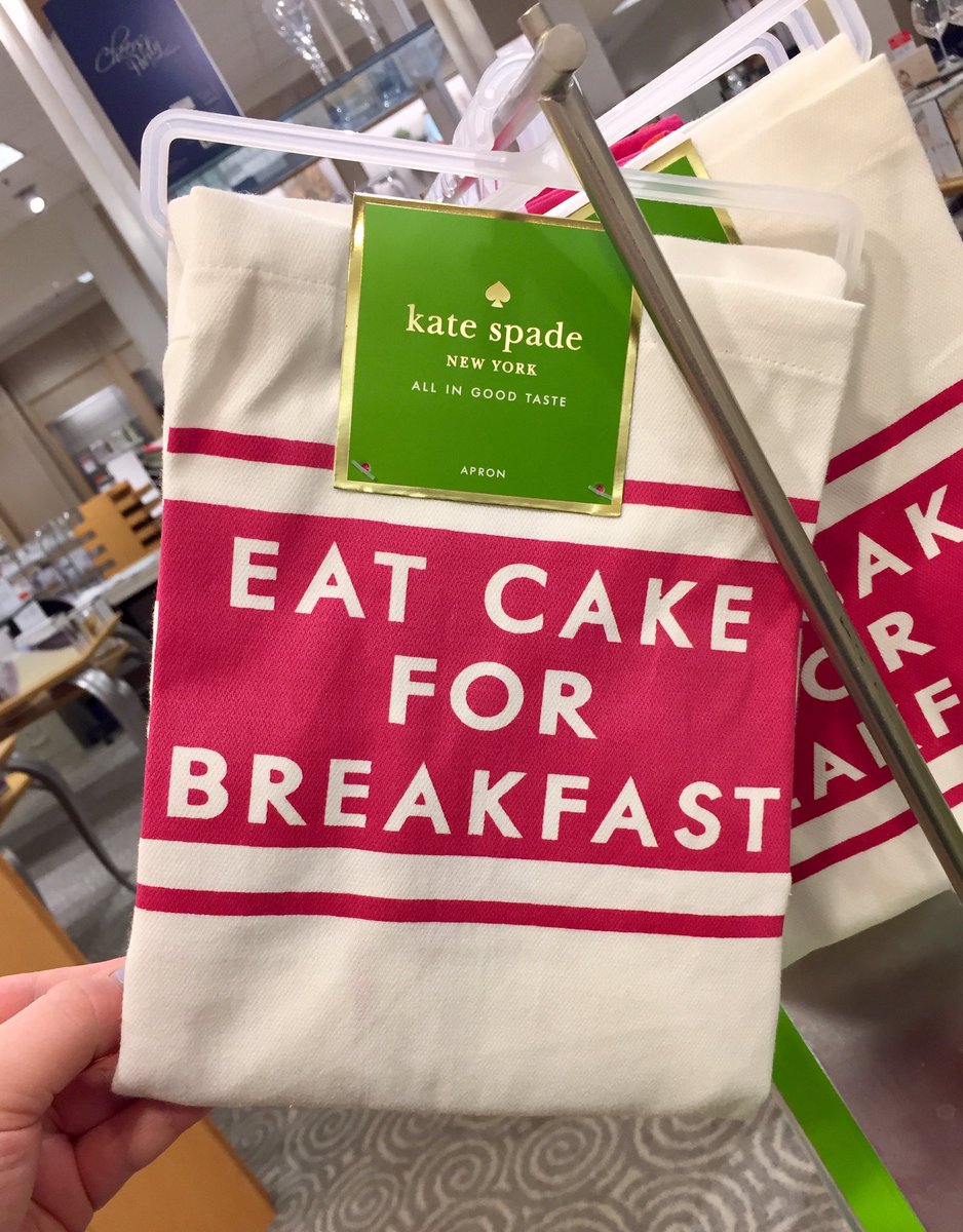 CleanGreenRecip's tweet image. The only apron I'd ever wear @katespadeny