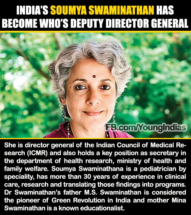 youngindias's tweet photo. #YoungIndia #Meet @doctorsoumya   Dr. Soumya  #Doctor #Paediatrician  #Scientist #Indianwomen #Indianyouth #WHO #World #Health #Indians https://t.co/btzT4jDJ0Y