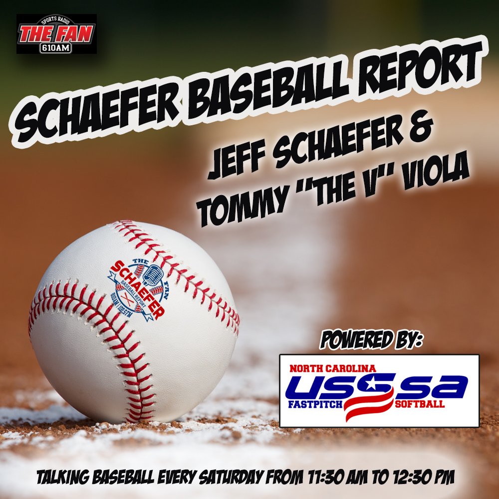 SchaeferReport's tweet photo. ICYMI: Today's #SchaeferBaseballReport powered by @USSSA_NC
☎️: @JeffSchaefer2
🎙: @Tommy_the_V
📻: @wfnz
LISTEN: https://t.co/ZRv3gcbym8 https://t.co/0OjvClGbqg