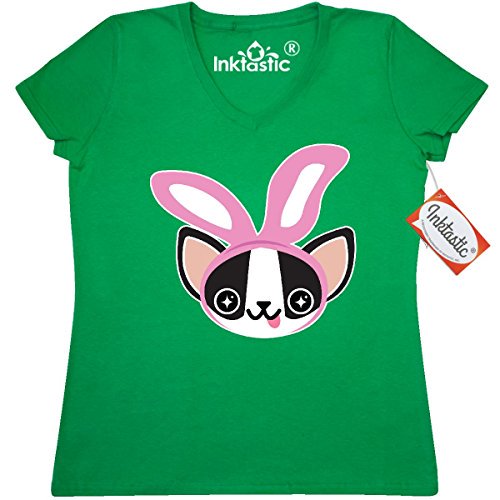 BostonDogGifts's tweet photo. Inktastic Boston Terrier Easter Women's V-Neck T-Shirts XX-Large Kelly Green https://t.co/B7afClFcDs (via Amazon) https://t.co/pvx85iPexN