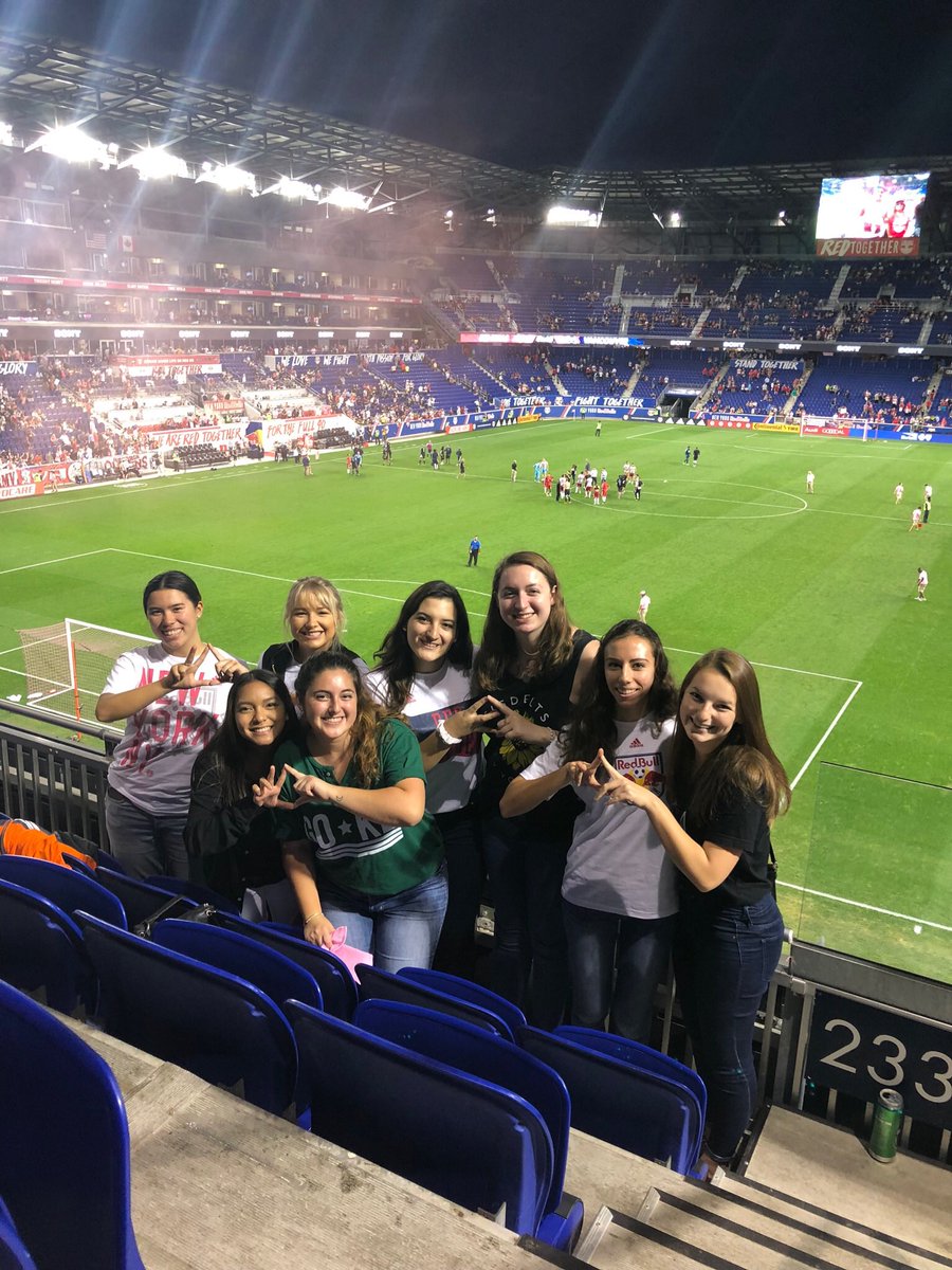 Had a great time watching the <a href="/NewYorkRedBulls/">Red Bull New York</a> with sisters from <a href="/PaceSigDelts/">Pace Sig Delts</a> #panhelleniclove