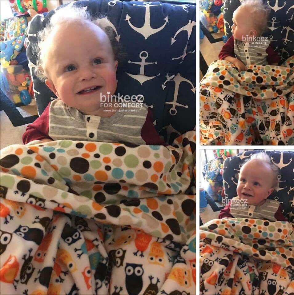 We think Parker likes his Binkeez ;) #BecauseOfParker #AmnioticBandSyndrome #SoSweet #Smiles #SnuggleMoments