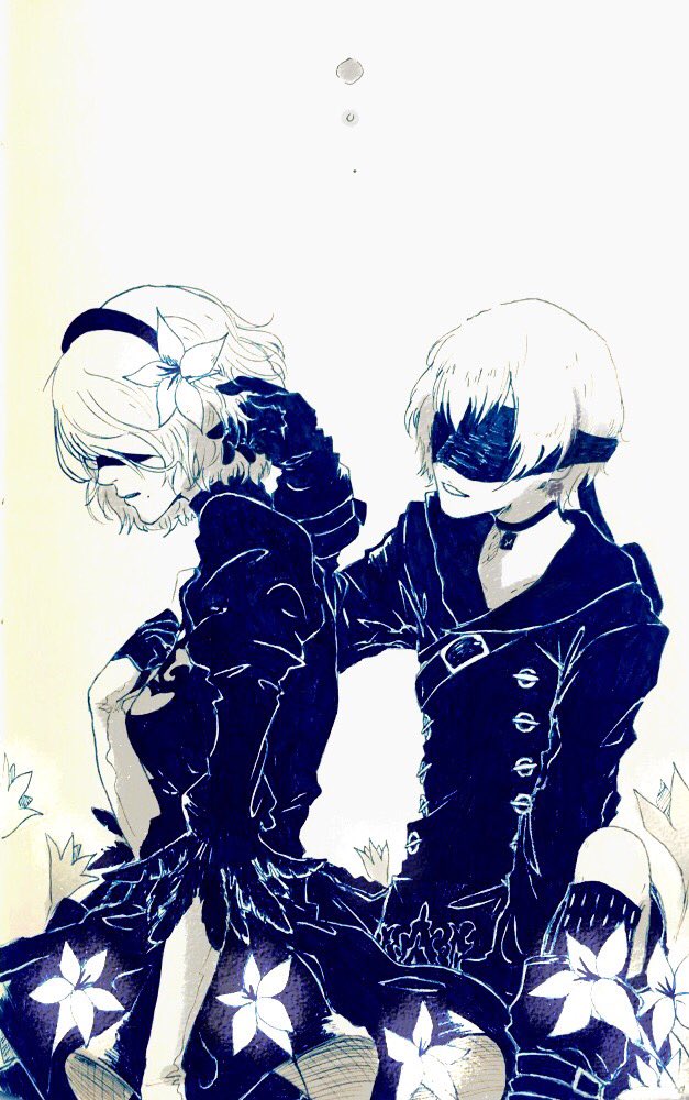 bxttletype's tweet image. — 「 no. 2 — type b. 」 ：⦶

– art creds. — in the location of bio.
– neir: automata.
– non-lewd!!
– rt's appreciated.

— 「 #openrp. 」