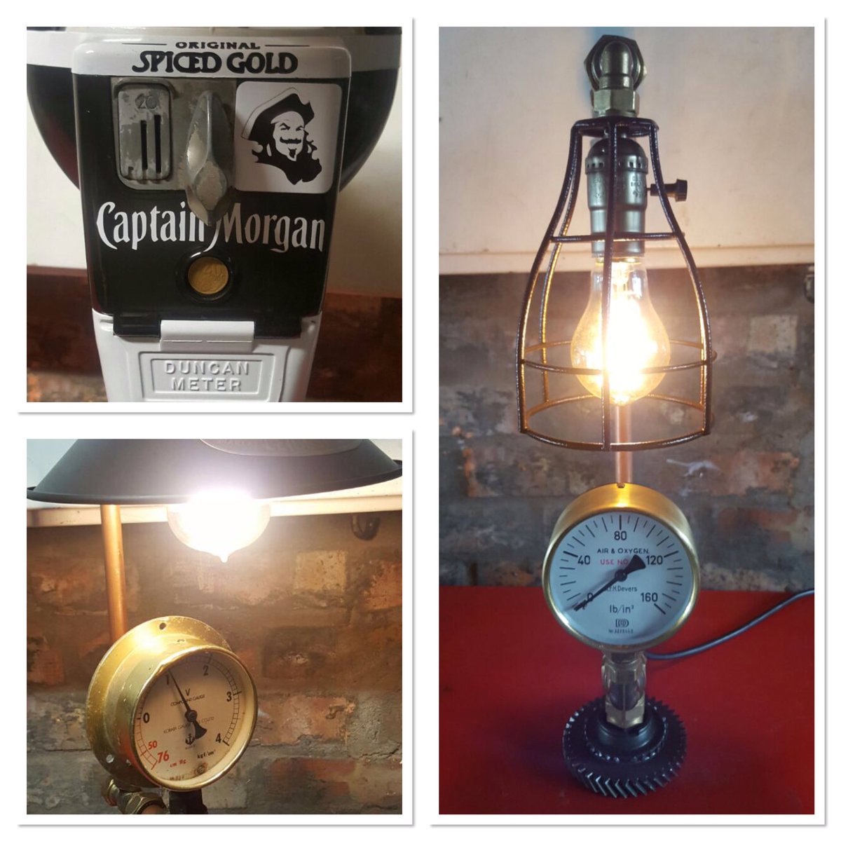 designcharli's tweet photo. #lightinn will be at #blaauwklippenmarket today #steampunk #lights #giftsforhim #westerncape https://t.co/c6BBLBHG6t
