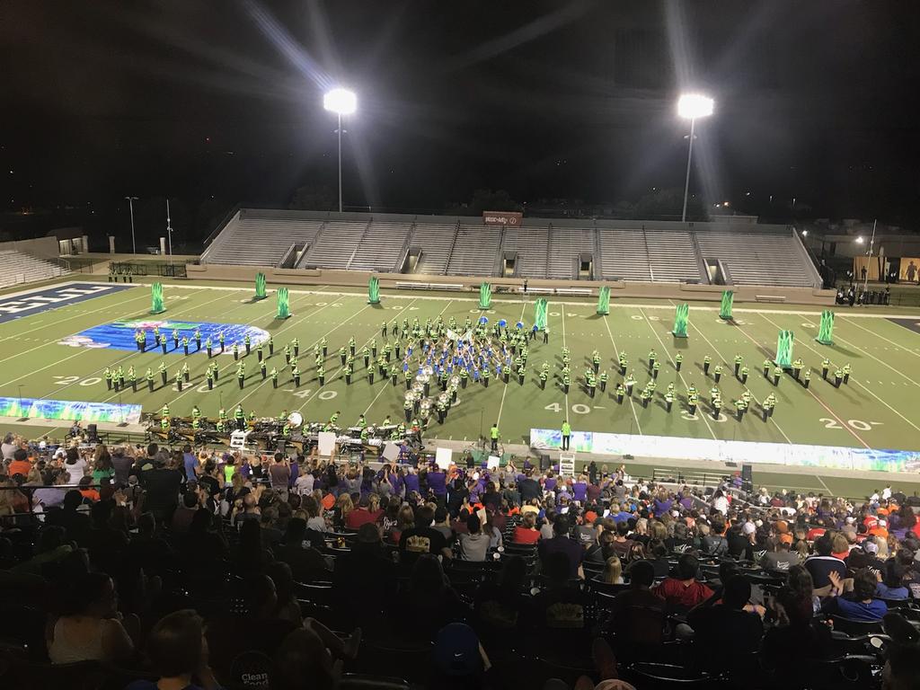 HEBMarching's tweet image. Timber Creek's performance had me on the edge of my seat! What an awesome job! #hebmarching