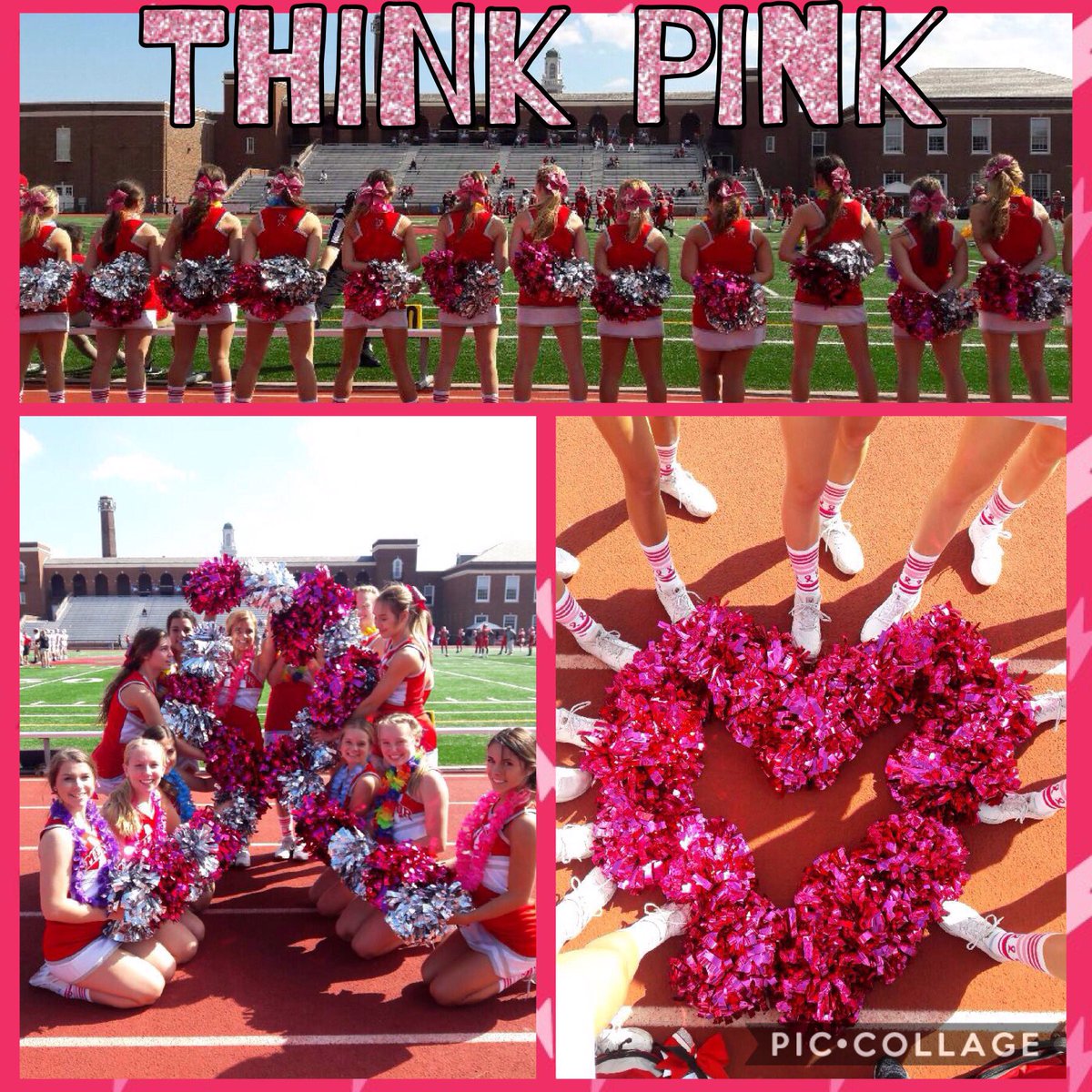 In October we wear pink💕🏈 #BreastCancerAwarenessMonth #ThinkPink #OnceACard