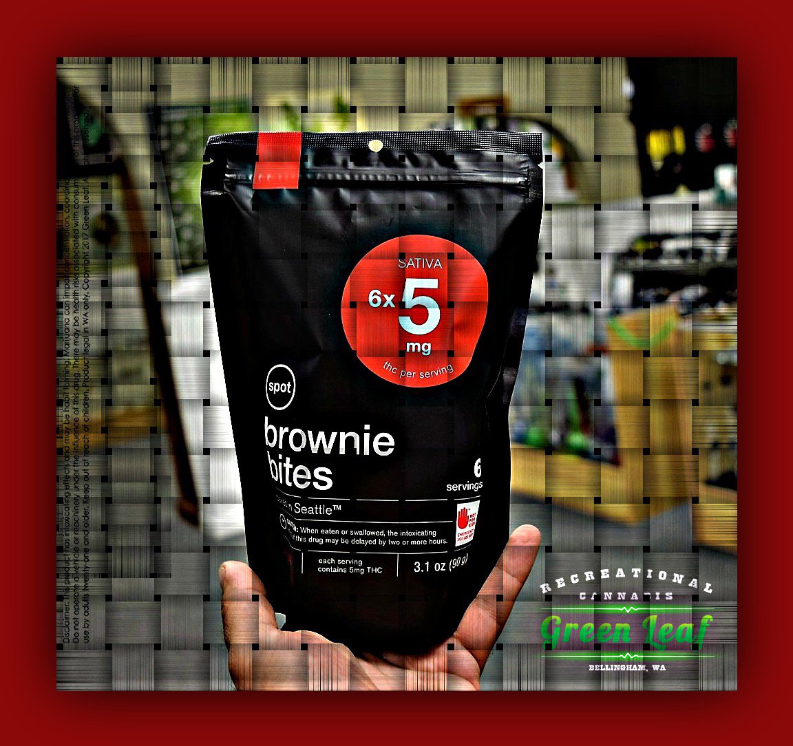 <a href="/spotSEATTLE/">spot</a> made these delicious brownies! Not only are they fudgy, they are soft &amp; infused! #GreenleafNW #spotbrownie #potbrownies #edible