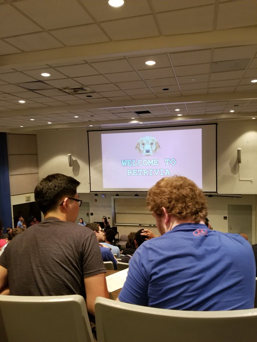 MLHacks's tweet image. Trivia night is starting!! I hear there might be shirts, too... #HackUMBC #trivia