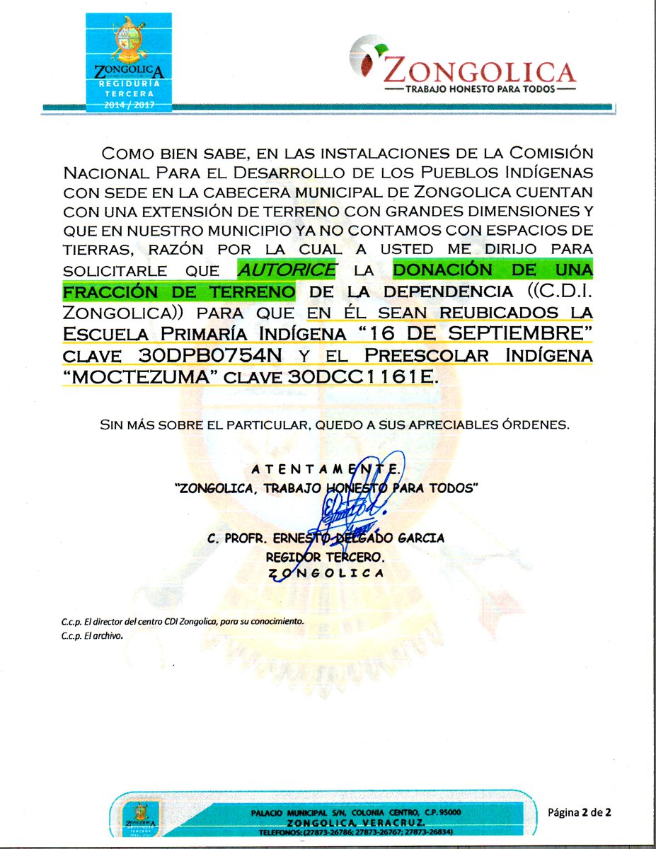 RegTercera's tweet photo. @EPN @Nuvia_Mayorga
SOLICITO APOYO E INTERVENCIÓN PARA REUBICAR DOS CENTROS ESCOLARES EN EL MPIO DE ZONGOLICA, VERACRUZ.... https://t.co/HmKDbomP8q