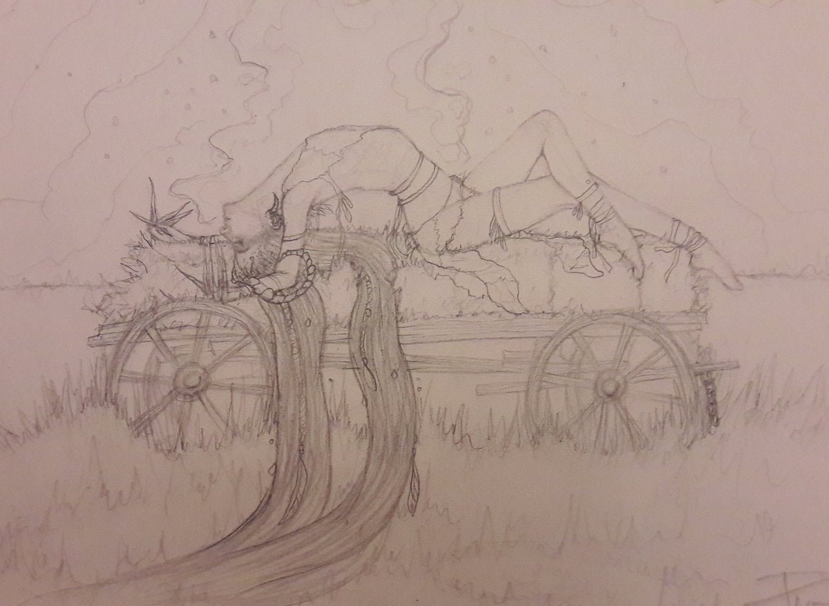 Jessica__Perner's tweet photo. Day 7 #hayride #witchy #sdsac #StrangeOween #drawtober #sketch #drawtober2017 #drawlloween #art #drawing #sketch #witch #halloween #darkart https://t.co/jO5XQd2UM7