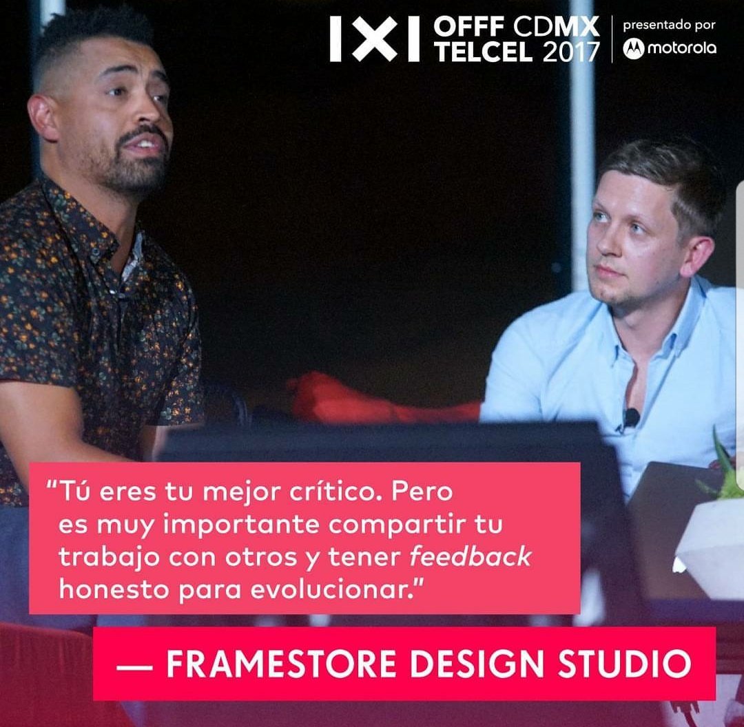 Framestore's tweet photo. Design Directors Anthony Gibbs and Stephen Goalby @OFFFest #OFFFCDMX https://t.co/gWMKPSRRD8