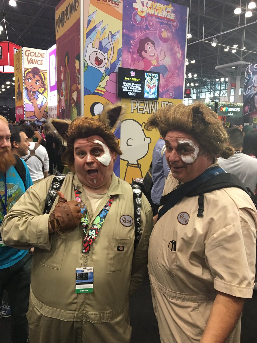 somekindapod's tweet image. We're crossing the streams here people #BarfMeetBarf #NYCC #SpaceBalls #cosplay