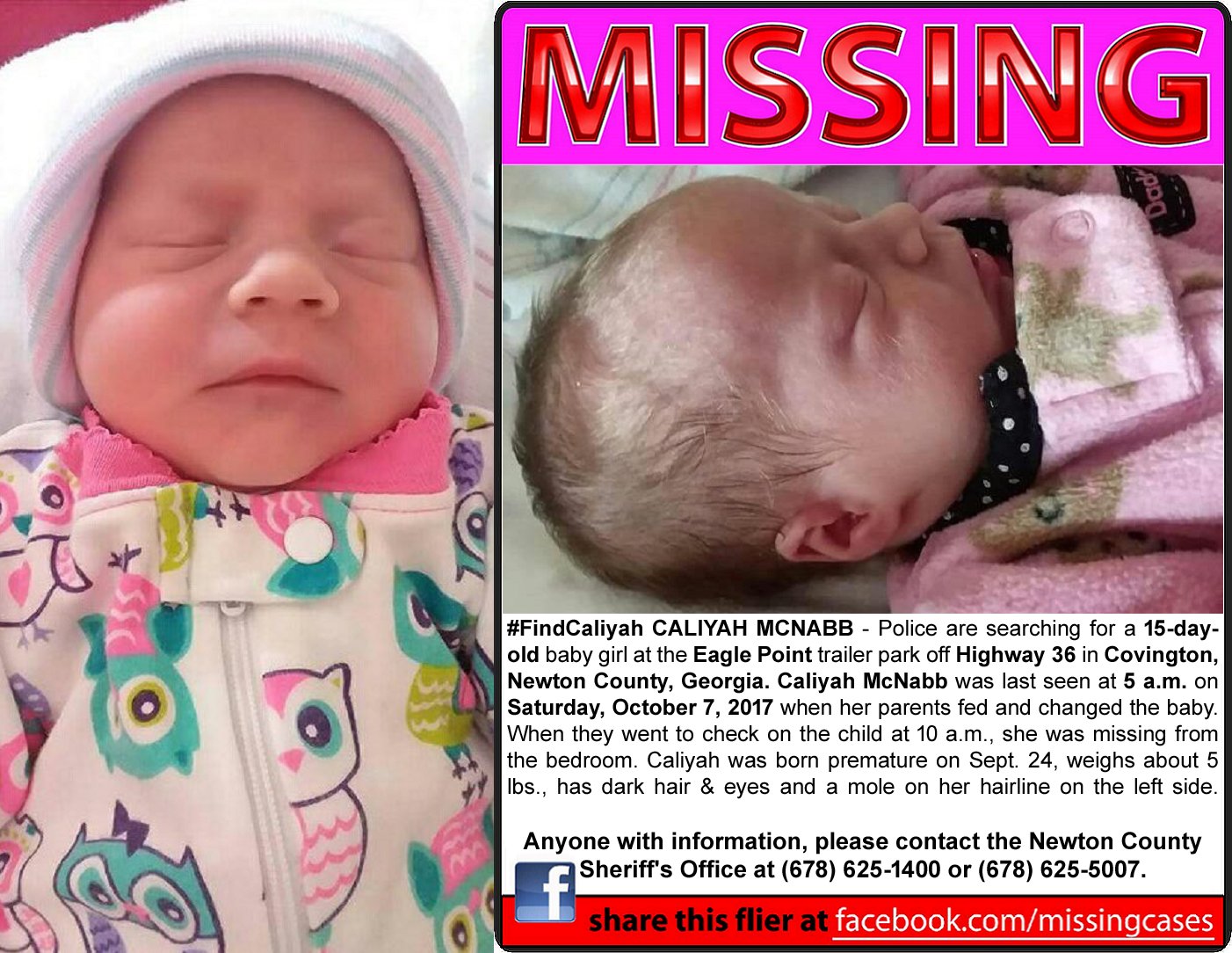 CALIYAH MCNABB vs. Christopher McNabb & Courtney Bell for