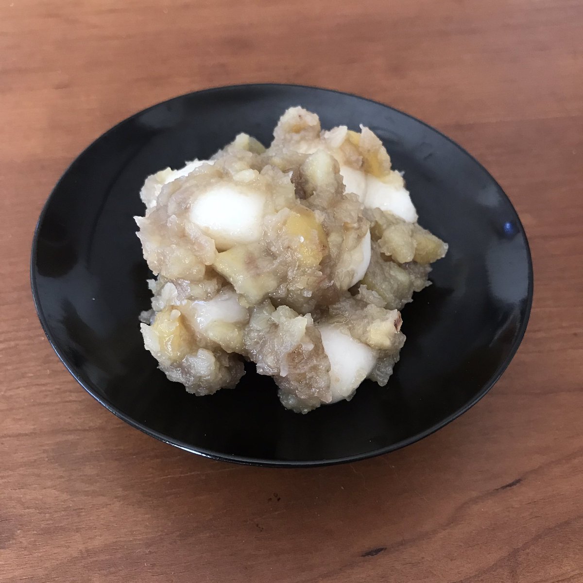 icon1580's tweet photo. 栗ジャムのからみ餅作った〜！ちょっと甘くなりすぎた〜。でもおいしい。
#きょうの料理 #栗ジャム https://t.co/W5JupzMKHH