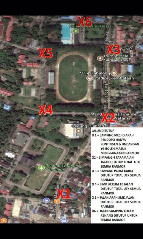 Nah, Ini jalur yang di tutup sanak,
