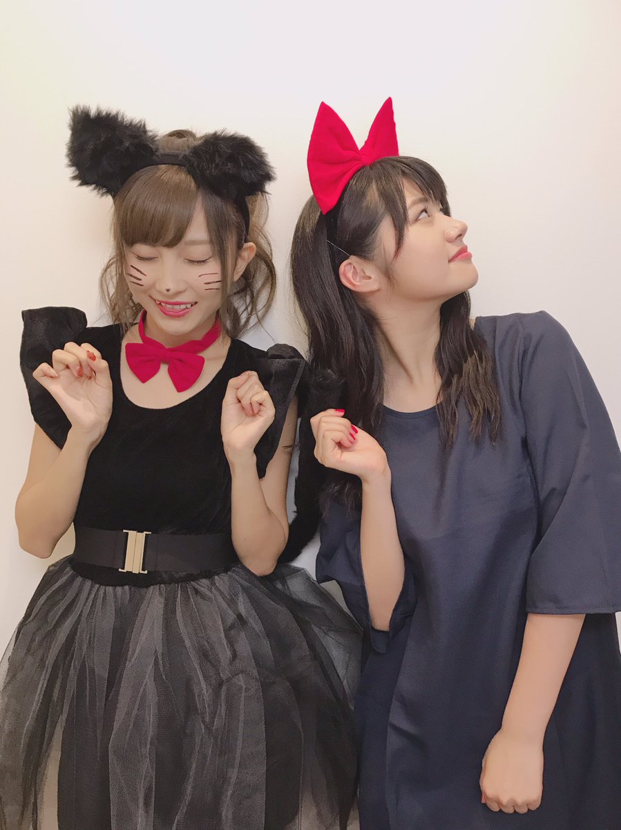キキっぽい魔女と ジジっぽい黒猫 お気に入り写真♡♡ #ハロウィン